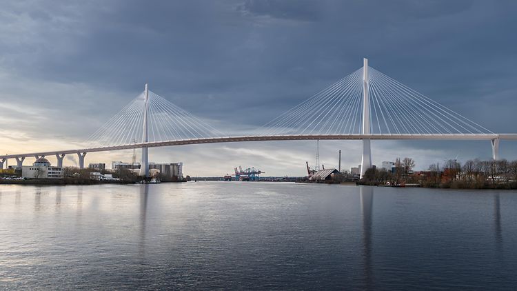  Köhlbrandquerung - Neue Brücke