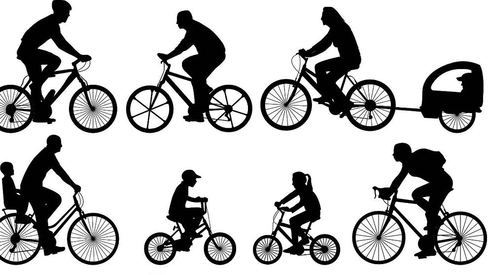 Fahrradfahrer (Vektorgrafik)