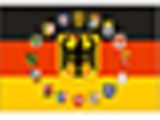  Deutschlandflagge mit Icons aller Bundesländer