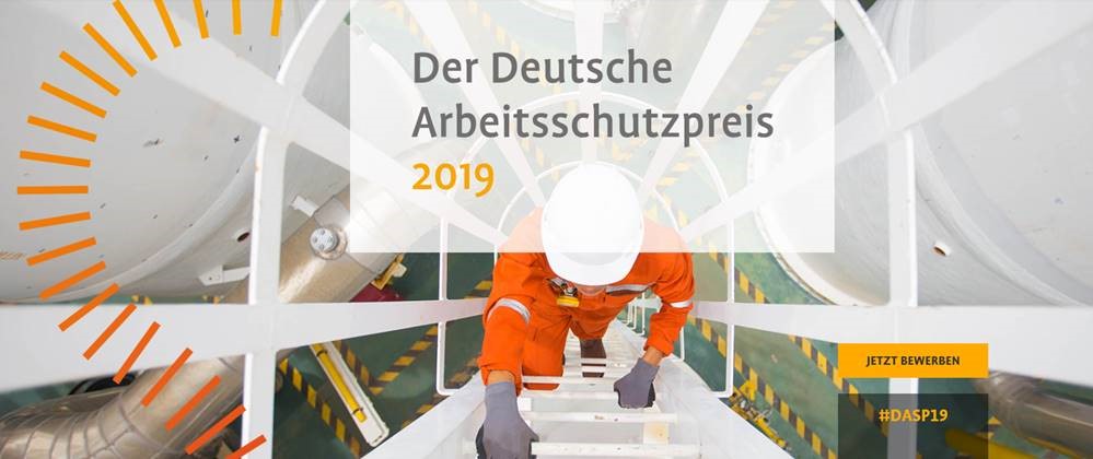Logo vom Deutschen Arbeitsschutzpreis 2019