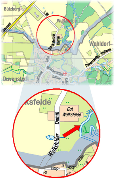 Standortbeschreibung der Station Wulksfelde