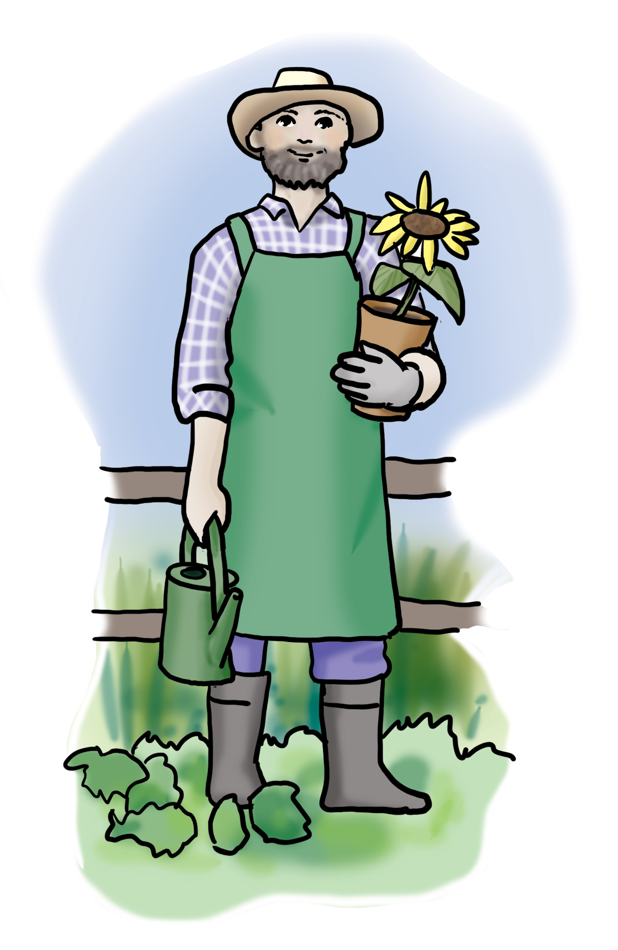 Ein Gärtner
