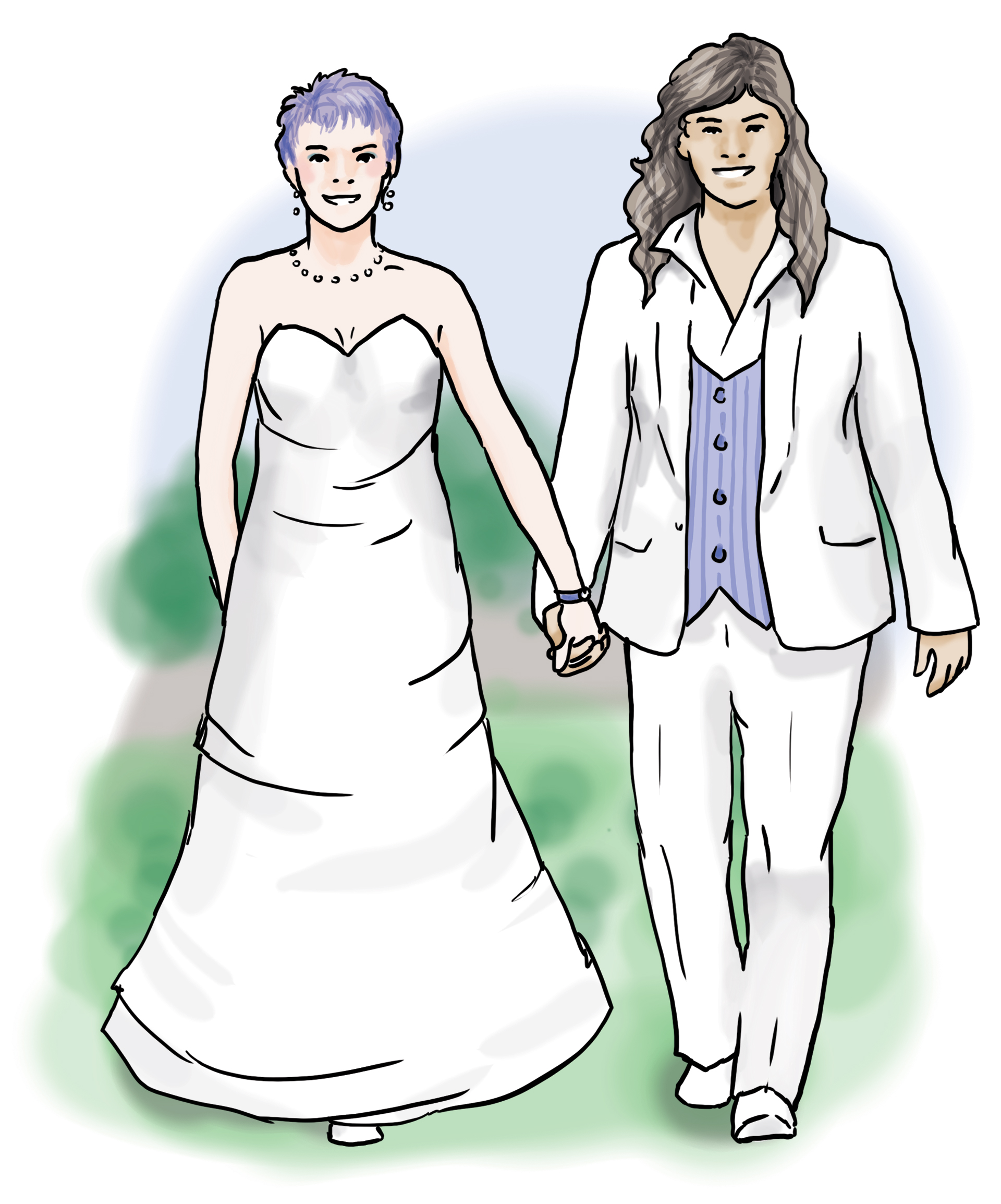 Ein Brautpaar