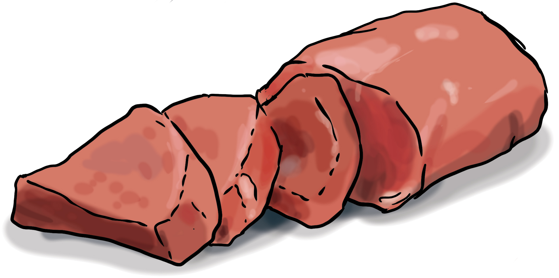 Ein Stück Fleisch