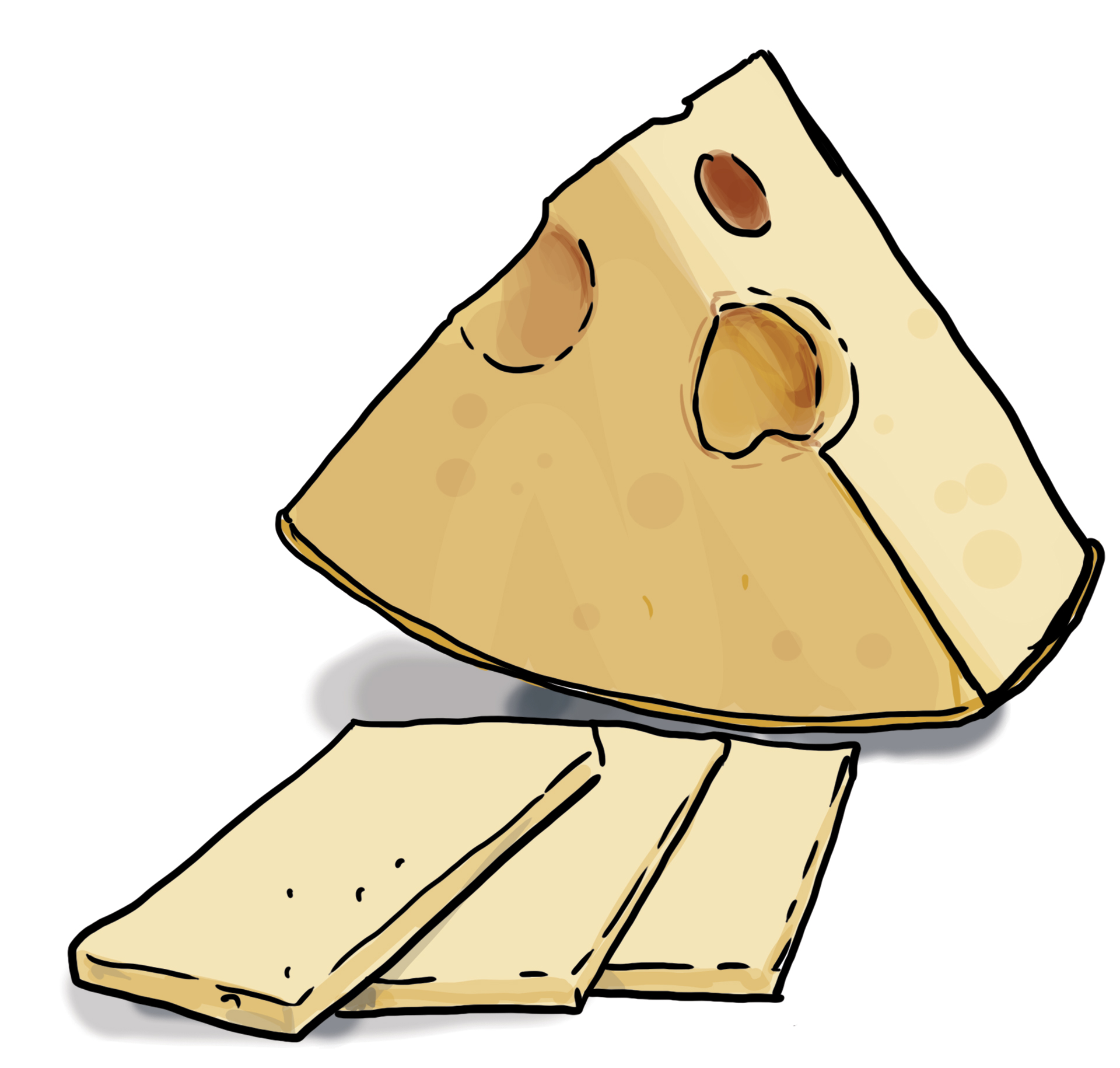 Ein Stück Käse