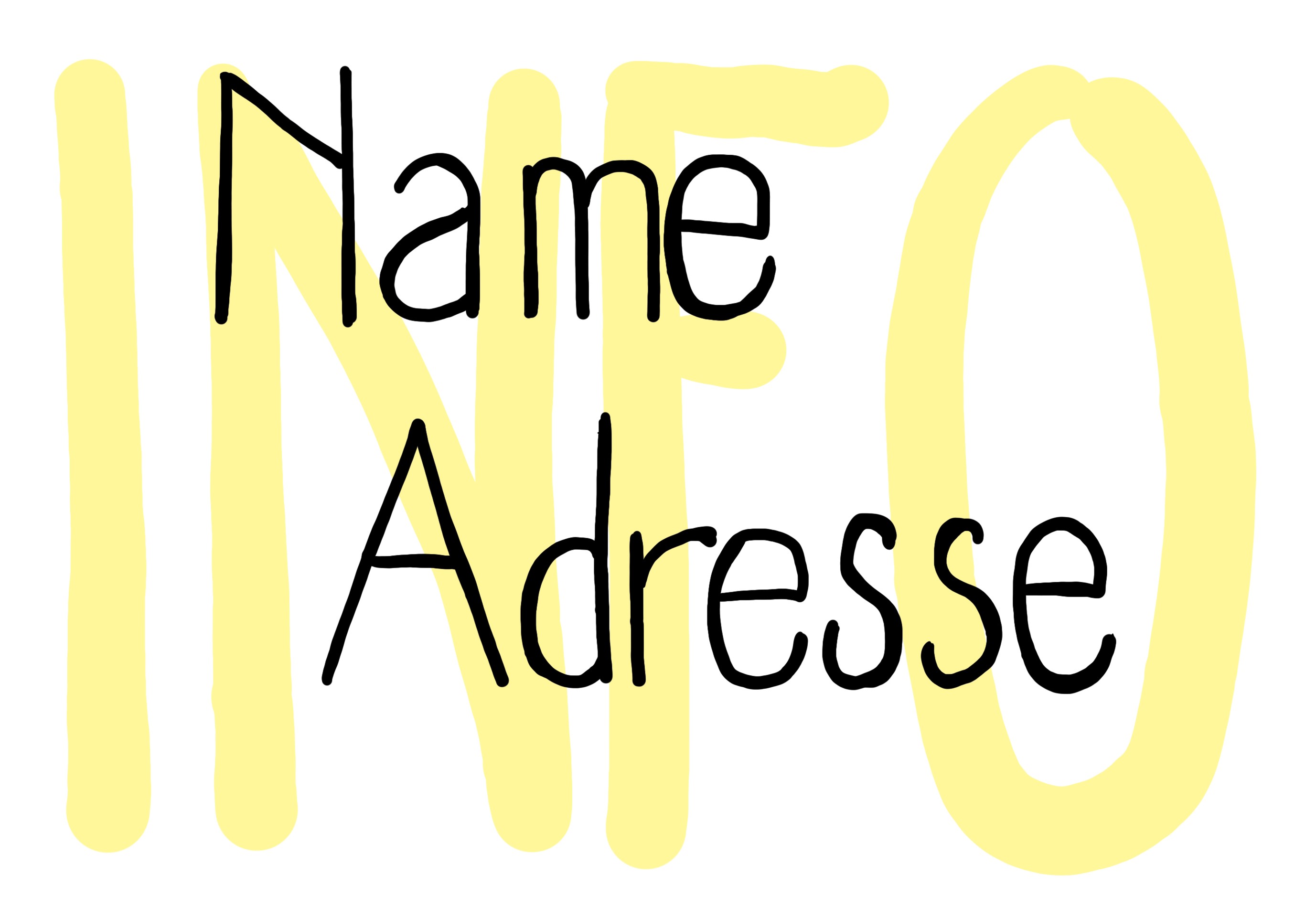 Name und Adresse angeben