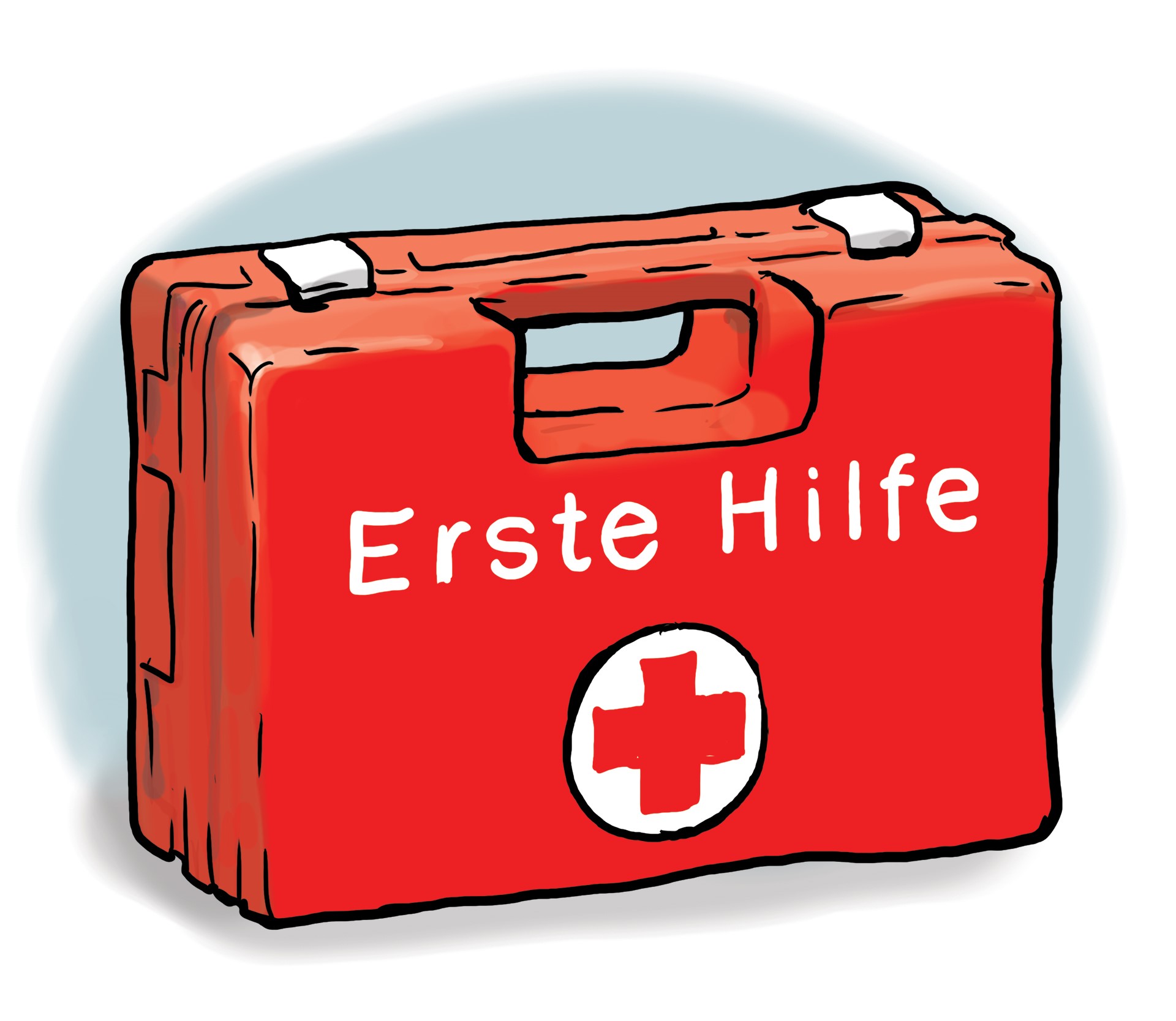 Ein Erste-Hilfe-Koffer