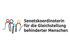 Logo: Senatskoordinatorin für die Gleichstellung behinderter Menschen