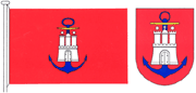 Admiralitätsflagge und -wappen (staatliches Hoheitszeichen)