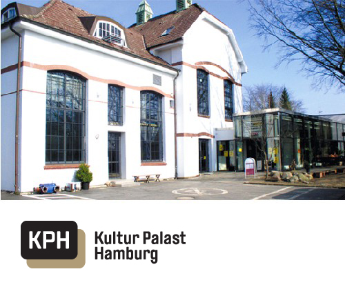 Kultur Palast Hamburg Außenansicht mit Logo