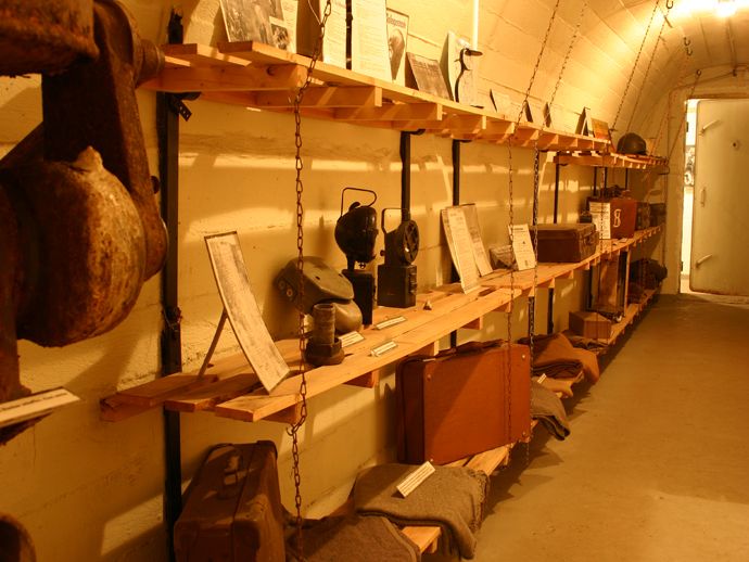 Bunker Museum Hamburg Ausstellungsraum