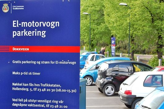 Oslo El-motorvogn parkering