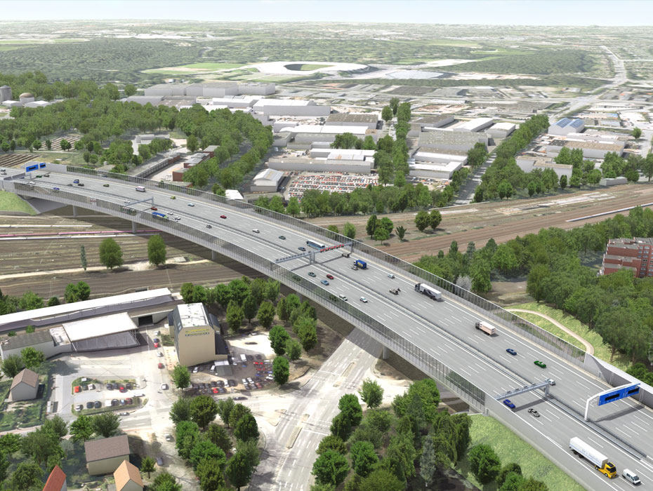 Der erste Schritt für den Ausbau der A 7: Die Langenfelder Brücke wird neu gebaut