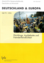 Heftcover "Flüchtlinge, Asyldebatte und Fremdenfeindlichkeit"