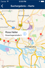 Stolpersteine Hamburg App Karte