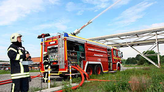 VSU Hamburg-Wacht GmbH - Feuerwehreinsatz