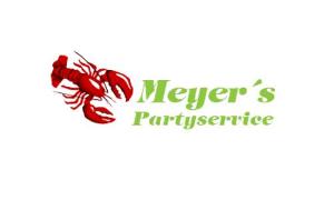 Grüner Firmenname mit rotem Lobster 