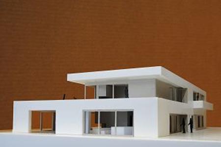 Modell eines Einfamilienhauses