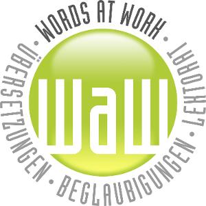 WAW – Words at Work - Firmenlogo