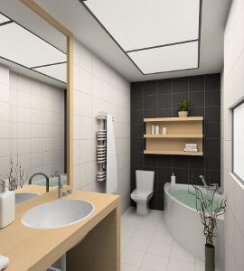 Wernicke Sanitärtechnik - Badezimmer mit Eckbadewanne