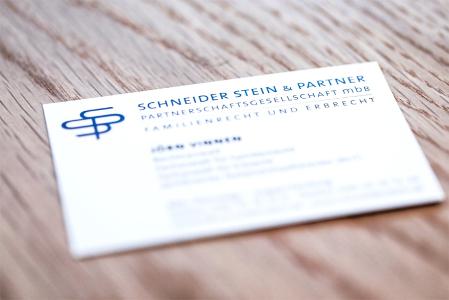 Schneider Stein & Partner - Visitenkarte