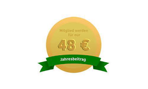 Jahresbeitrag Emblem 48 Euro