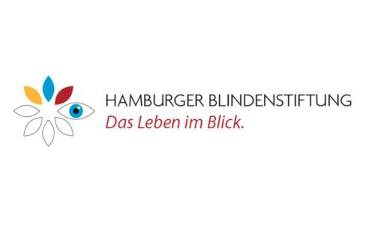 Schwarz/roter Firmenschriftzug, daneben blumenförmiges Logo mit Auge und rot/gelb/blauen Akzenten 