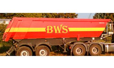 BWS Logo auf einem LKW