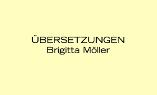 Brigitta Möller Übersetzungen steht auf gelbem Untergrund