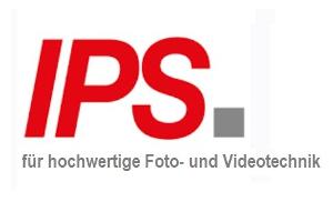 IPS Fotohandel Kleiner Kielort GmbH Logo, rote und graue Schrift auf weiße Untergrund