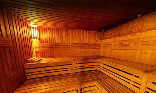 Innenansicht einer Sauna