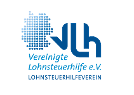 Logo in blautönen und einem Deutschland aus Punkten