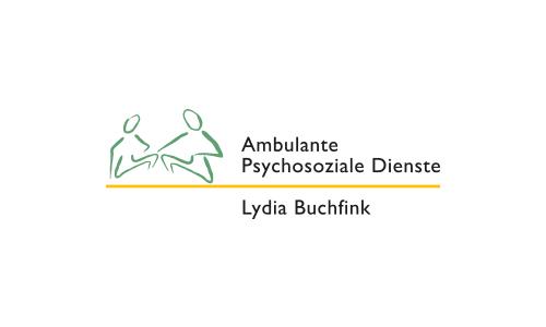 Logo aus zwei Menschen durch grüne Linien gezeichnet und schwarzer Schrift mit gelbem Trennstrich