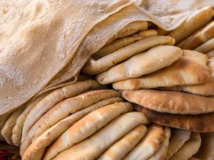 Qatari Khubz arabi, arabisches Brot