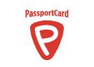 PassportCard Logo, rote Schrift auf weißem Untergrund
