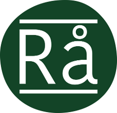 Rå | bowls & juices. Logo, weiße Schrift auf weißem Untergrund
