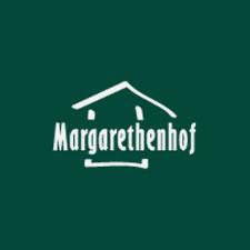 Senioren & Pflegeheim Margarethenhof Logo, weiße Schrift auf grünem Untergrund