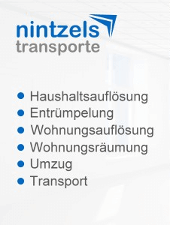 Nintzels Transporte Auflistung von Leistungen
