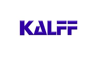 Norbert Kalff GmbH Logo, blaue Schrift auf weißem Untergrund