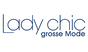 Logo Lady Chic mit blauem Schriftzug