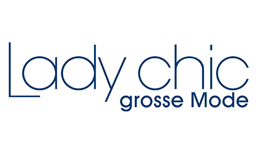 Logo Lady Chic mit blauem Schriftzug