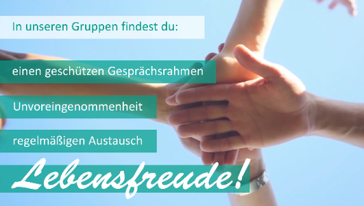 Kreuzbund Diözesanverband Hamburg e.V. Foto Hände berühren sich - In unseren Gruppen findest Du...