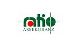 Ratio Assekuranz GmbH Logo, grüne Schrift auf weißem Untergrund