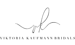Viktoria Kaufmann Bridals Logo, schwarze Schrift auf weißem Untergrund