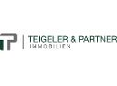 Teigeler & Partner Immobilien Logo, grüne und graue Schrift auf weißem Untergrund