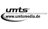 UMTS Media Service GmbH Logo, schwarze und graue Schrift auf weißem Untergrund