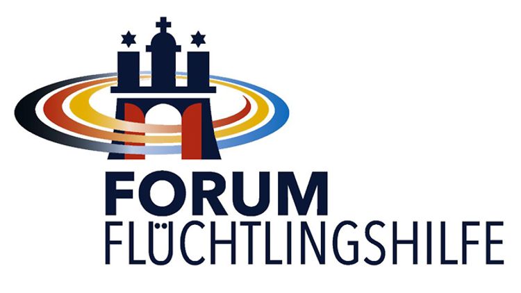 Logo Forum Forum Flüchtlingshilfe - Im Newsletter wird das Logo als Überschrift verwendet für die Rubrik "Aktuelle Nachrichten".