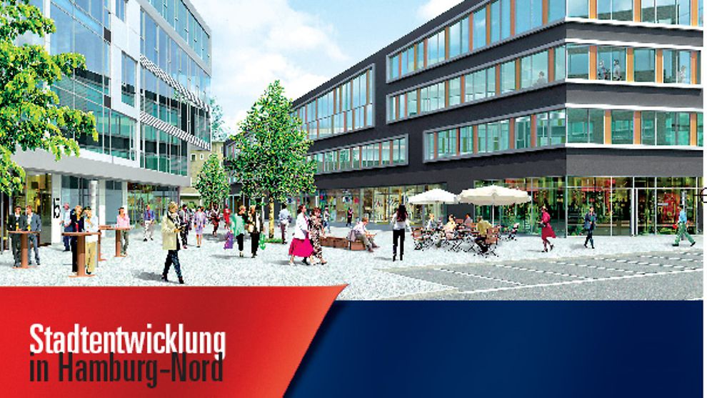  Titelbild der Baubroschüre Stadtentwicklung in Hamburg-Nord 2007/2008