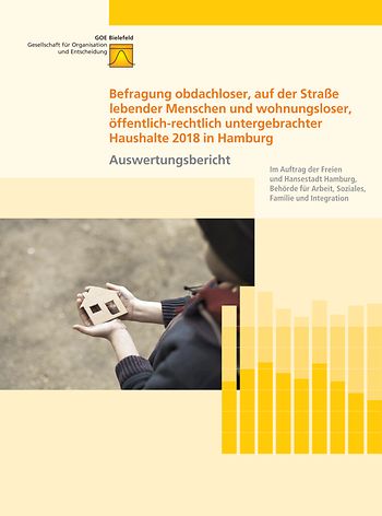 Titelseite der Hamburger Obdachlosenstudie 2018
