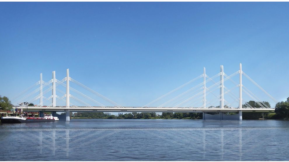  So sieht die neue Norderelbbrücke aus